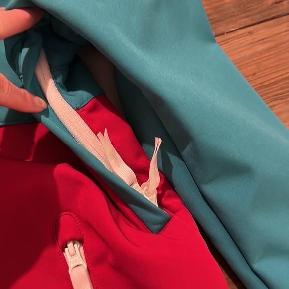 Neff NEW Daily Softshell Snow/Board Coat Teal & Maroon XS - Picture 5 of 9
